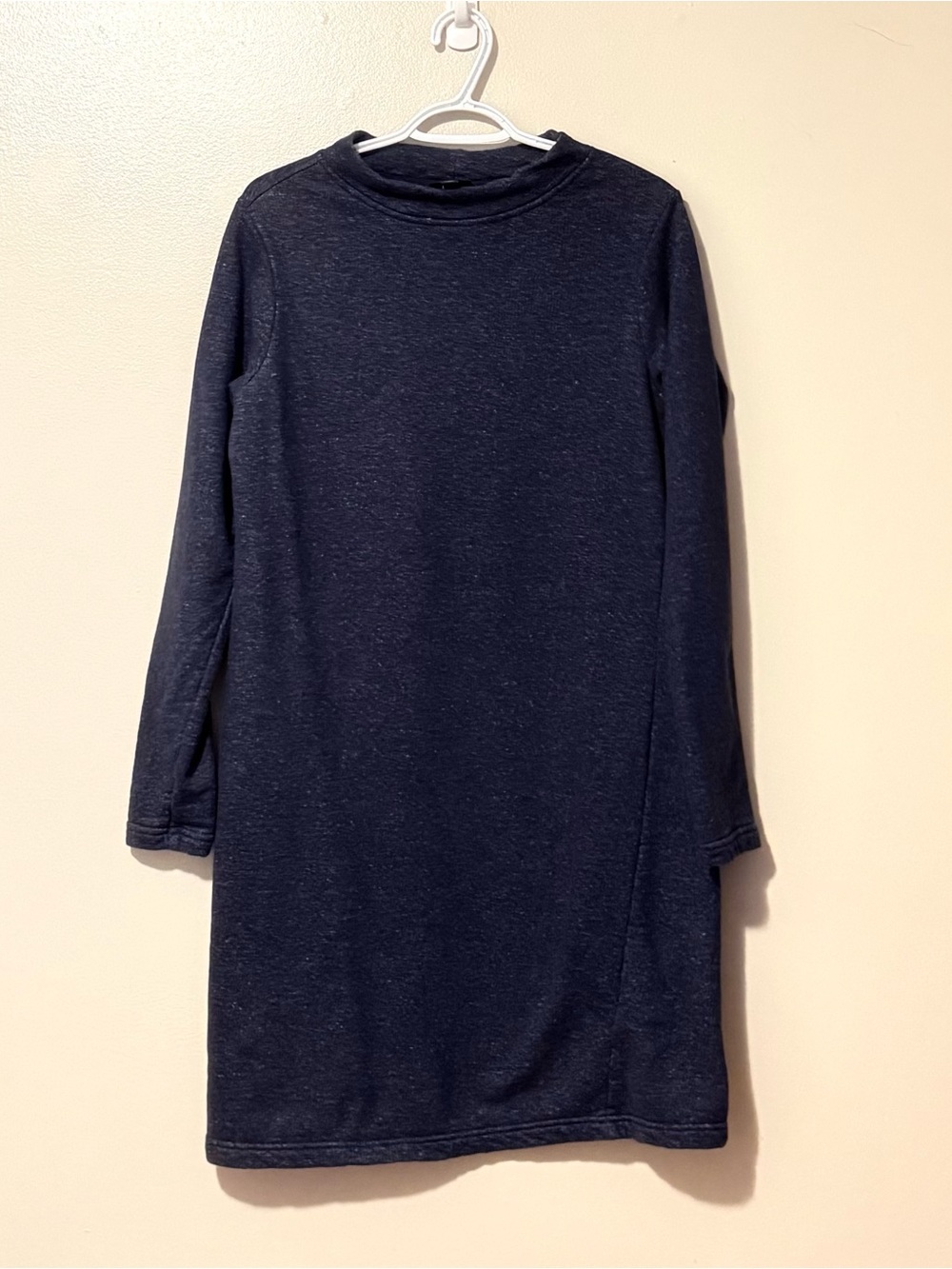 Patagonia Long Sleeve Shift Sweater Dress in Navy